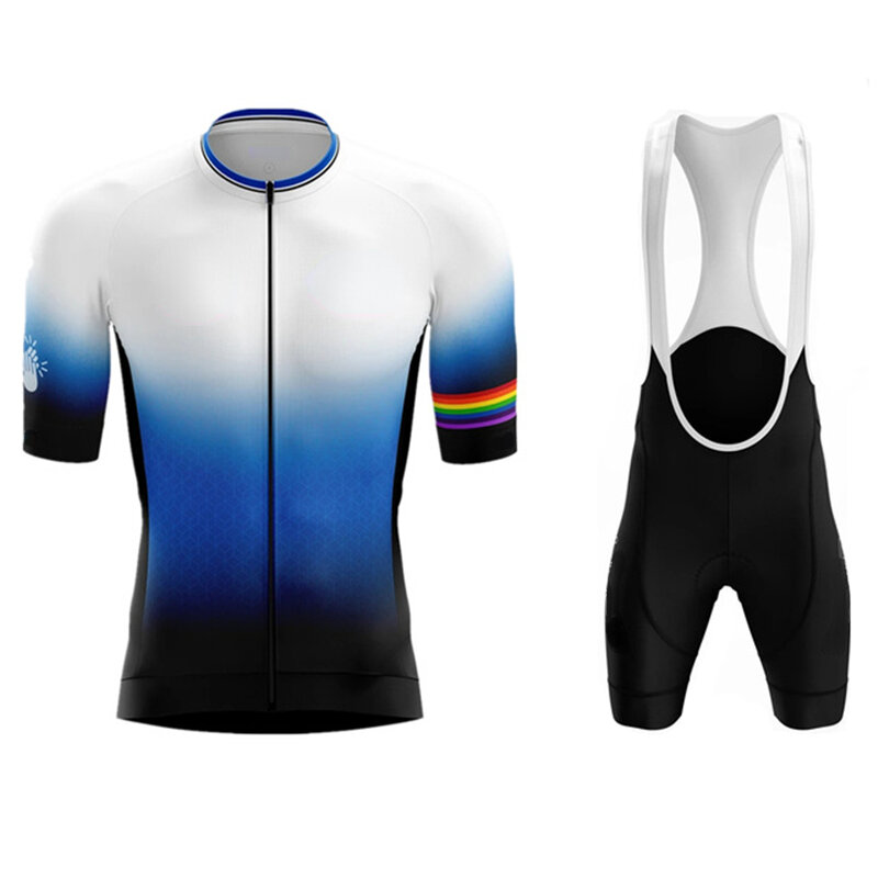 HUUB จักรยานทีม Jersey 2022ชายใหม่ชุดขี่จักรยาน Jersey ฤดูร้อน MTB จักรยานสวมเสื้อผ้าขี่จักรยาน Maillot Ropa Ciclismo ชุด