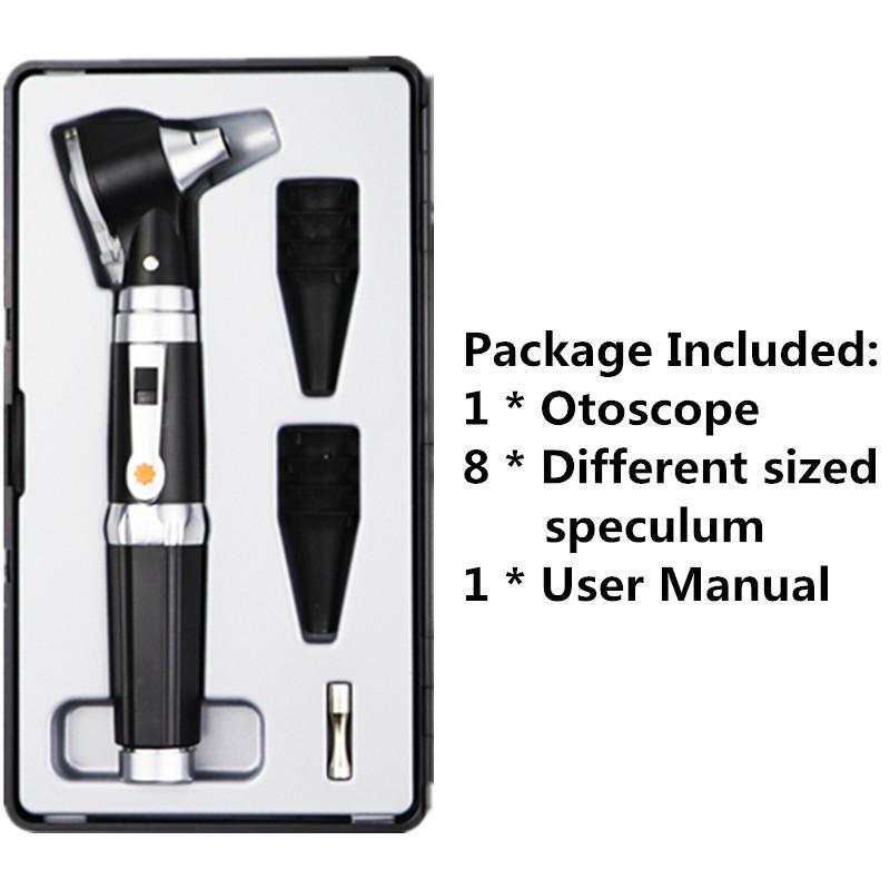 Otoscope professionnel à LED pour les soins des oreilles, Kit de Diagnostic médical, soins des oreilles, Endoscope