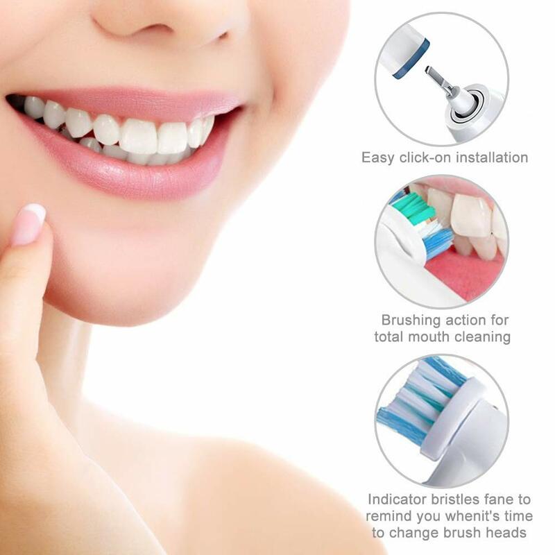 12Pcs Opzetborstels Voor Oral-B Elektrische Tandenborstel Advance Power/Vitality Precision Clean/Pro Gezondheid/Triumph/3D Excel
