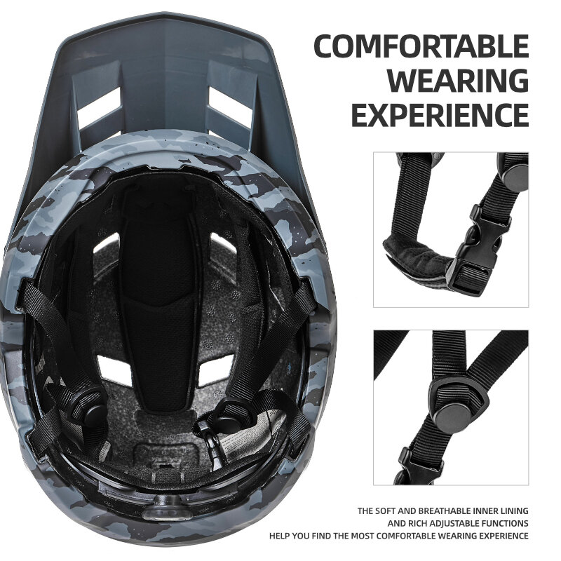 BATFOX – casque de vélo vtt ultraléger, moulé intégralement, protection, sécurité