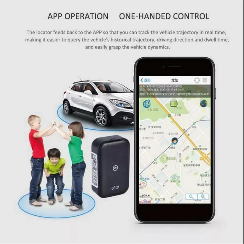 GF21 мини GPS автомобильный трекер в реальном времени, устройство против потери, голосовое управление, запись, локатор, HD микрофон, WIFI + LBS + GPS Pos-л...