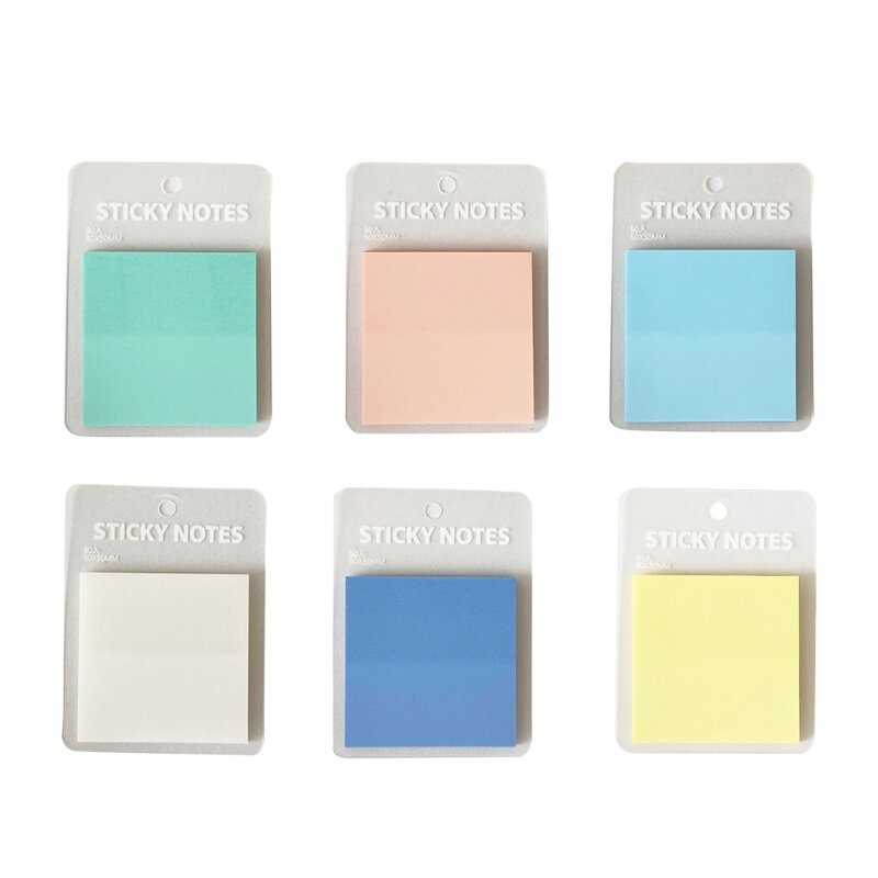 5x/Set Waterproof Memo Sticky Pads Translucent Sticky Notes for Reading Studying New Dropship
