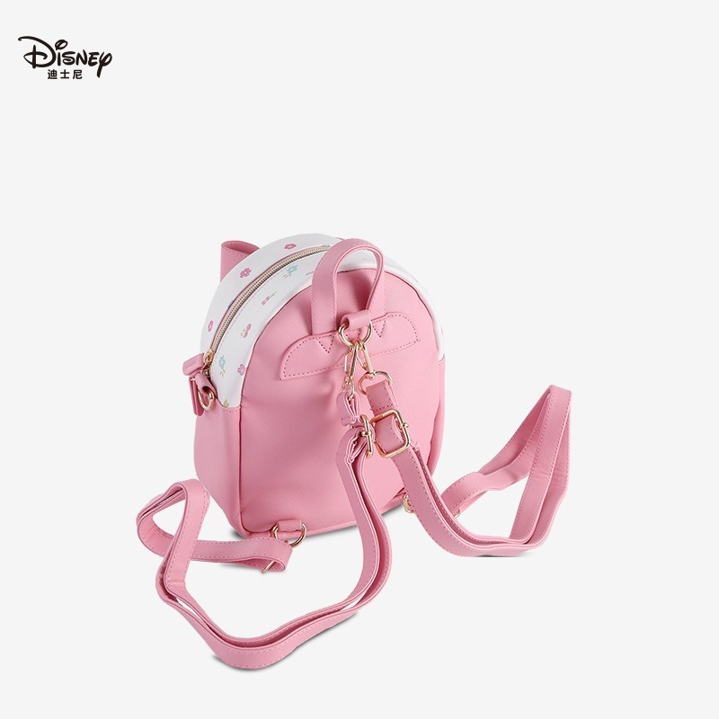 Disney Joint 2022 New Minnie Luxury Brand Female Backpack Student Cute Schoolbag Travel Storage Bag Light and Durable Backpack