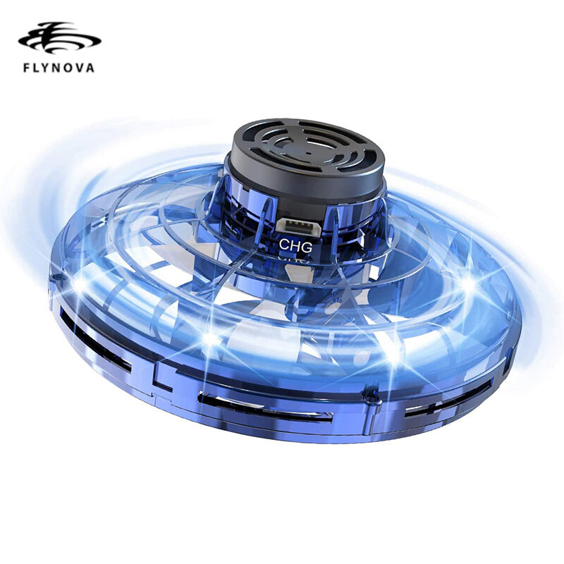 Ban Đầu Flynova Mini UFO Boomerang Bay Spinner Magic Đồ Chơi Fidget LED Spinner Drone