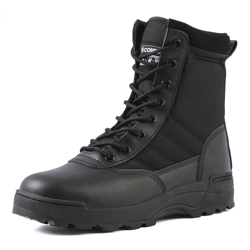 Stivali militari tattici stivali da uomo Special Force Desert Combat Army Boots stivali da trekking all'aperto scarpe alla caviglia scarpe da lavoro antinfortunistiche da uomo