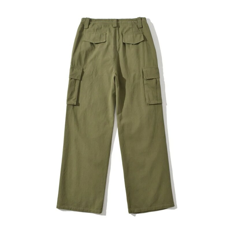 Pantalon ample à poches multiples pour femmes, vêtement de travail, décontracté, avec cordon de serrage, nouvelle collection 2023