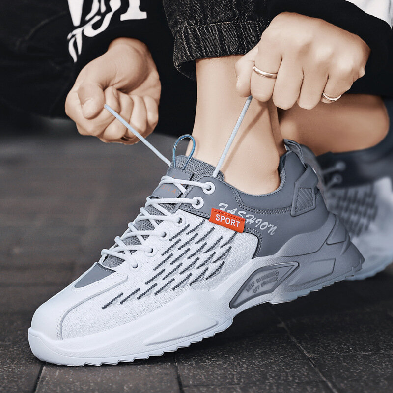 2022 New Spring Trend Casual Shoes Fashion Running Sneakers All-match Sneakers  Sweat-Absorbant  Breathable