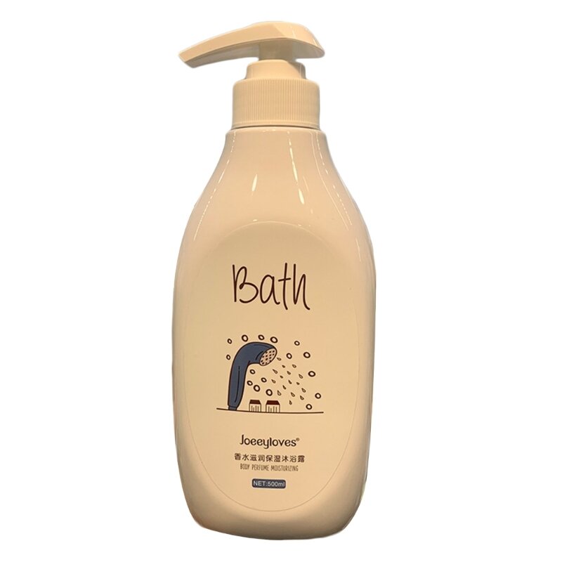 PerfumedShower Gel Lasting Fragrant and Deep Cleansing Skin Moisturizing 500ml Bathroom Shower Body Cleanser Healthy