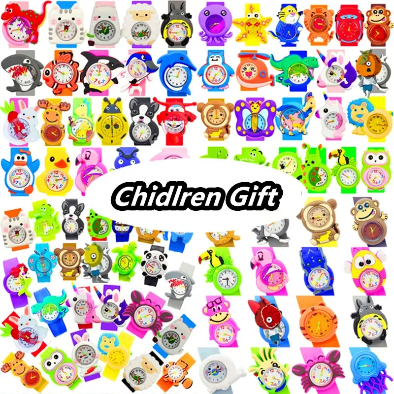 Orologi per bambini animali misti Design unico giocattolo ragazza ragazzo bambino orologio al quarzo Montre Enfant orologio per bambini compleanni orologio regalo