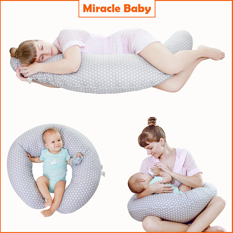 Miracle Sarung Bantal Dapat Dicuci Bayi Sarung Bantal Perawatan Bayi Bayi Menyusui Bantal Pelindung Sarung Menyusui