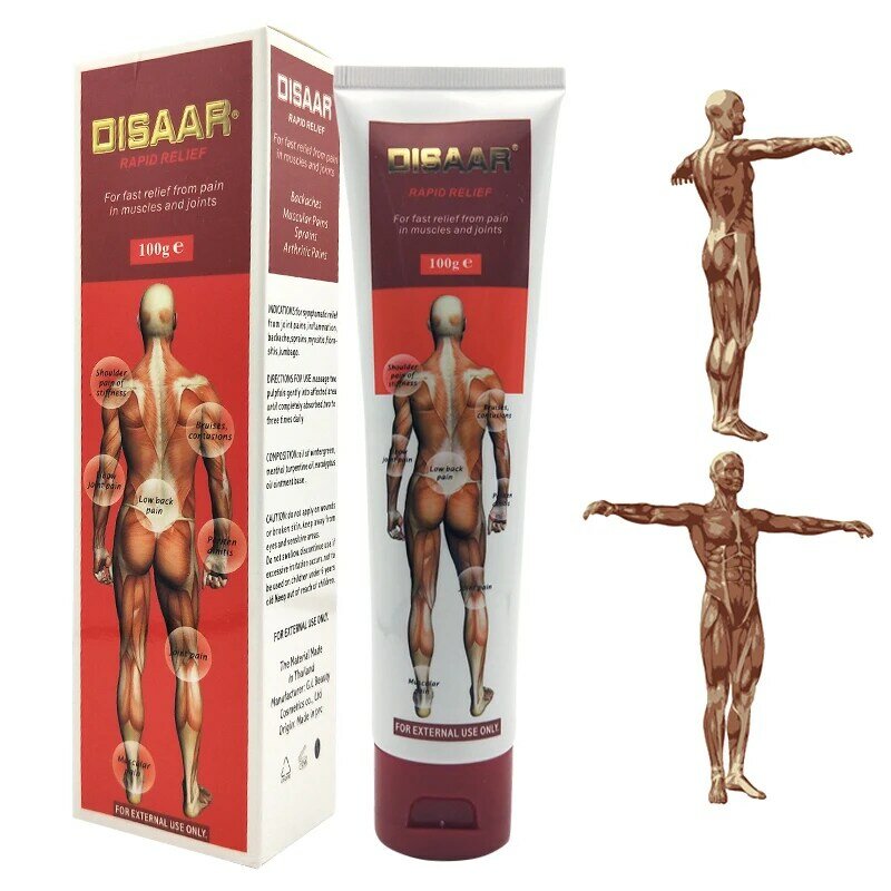 100g Pain Relief Cream In Muscles Massage Cream Joints Muscle Pain Ointment Injured Body Muscle Reliving Massage Cream