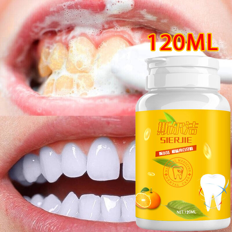 Whitening Tooth Powder 50g, Remove Smoke Stains, Coffee , Tea , Freshen Dad Breath, Oral Hygiene, Dental Care