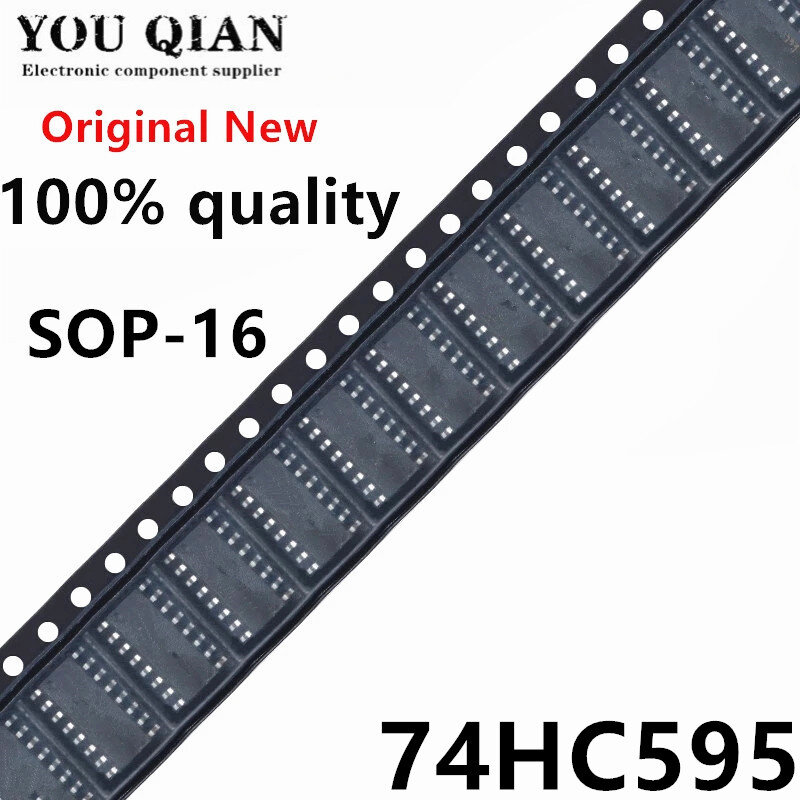 Новый и оригинальный чипсет IC 74HC595 SOP16 74HC595D SOP SN74HC595D SOP-16 SMD, 20 шт.