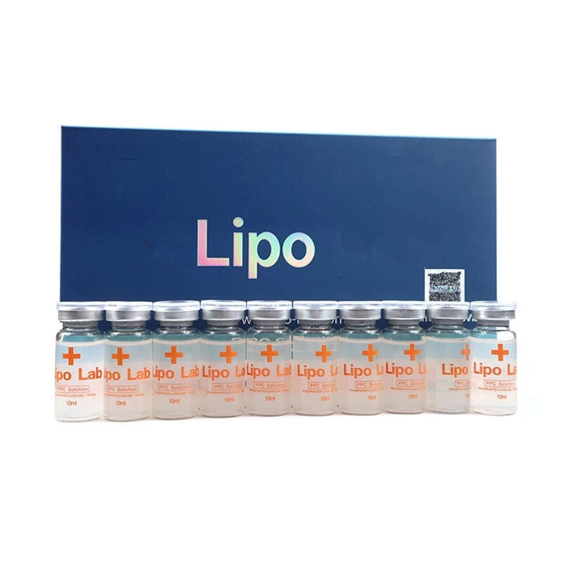 Kroea-Lipo Lab Ppc Beauty, pérdida de peso, lipótica, disuelto, lipólisis, adelgazante, pérdida de grasa para el contorno de la cara, 10ml