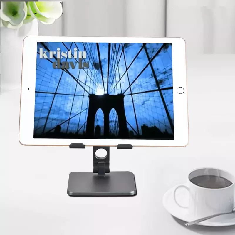 Dudukan Tablet Desktop Dudukan Lipat Yang Dapat Disesuaikan untuk Mi Pad 4 Samsung iPad Pro Air Mini 12.9 11 10.2 10.9 10.5 Aksesori Pendukung