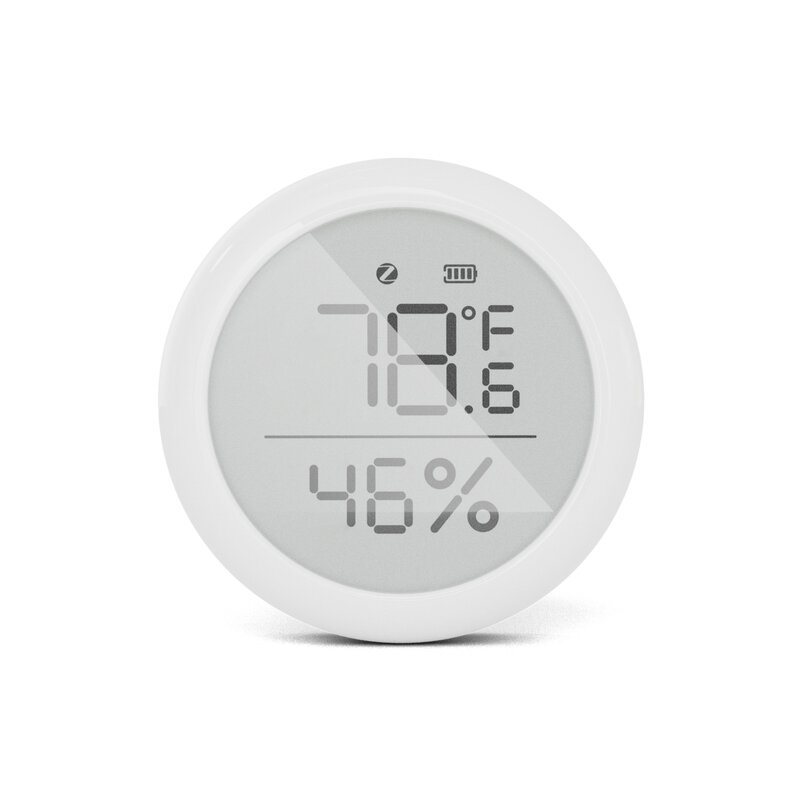 مستشعر درجة الحرارة والرطوبة مع شاشة LED ، Moes Home ، يعمل مع مساعد Google ، محور تويا زيجبي ، 1 إلى 8 قطعة