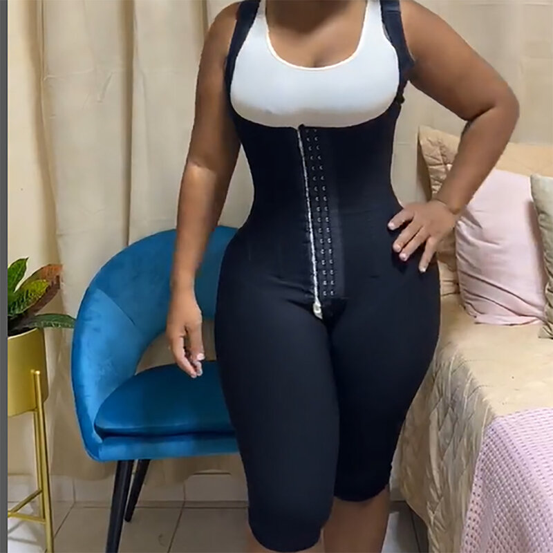 Fajas Colombianas Body Shaper Postpartum Girdle Waist Trainer Control Adjustable Slimming Shapewear ​Lift System Bodysuit