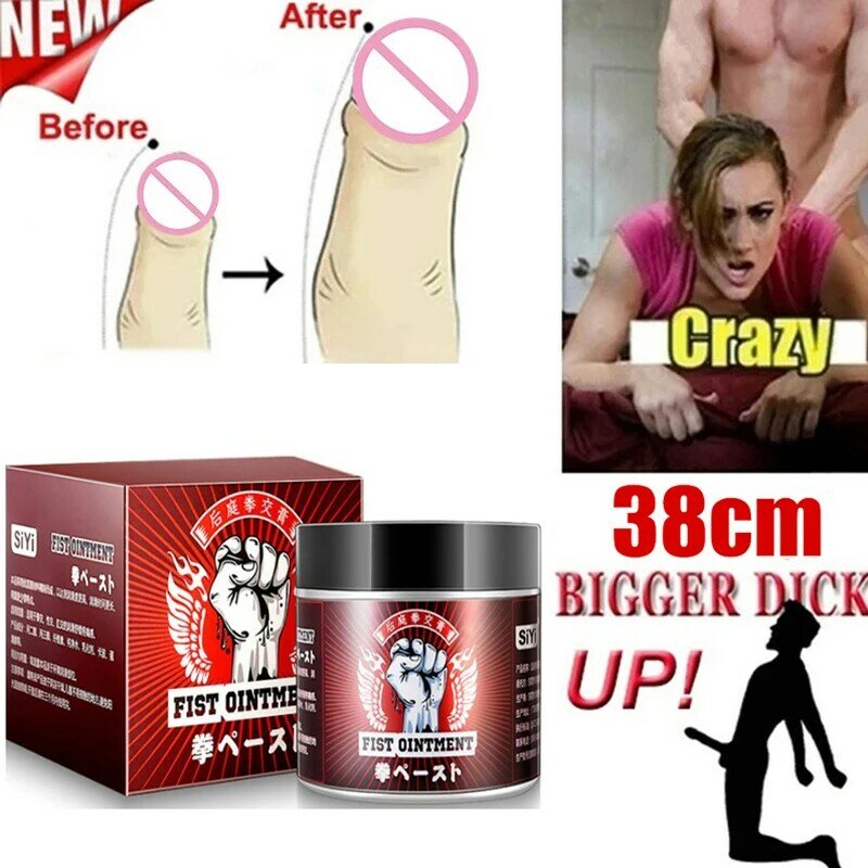 Big 38CM Dick pene maschile ingrandimento olio XXL crema aumenta dimensioni erezione prodotto afrodisiaco pillola prodotto del sesso Extender Enhancer