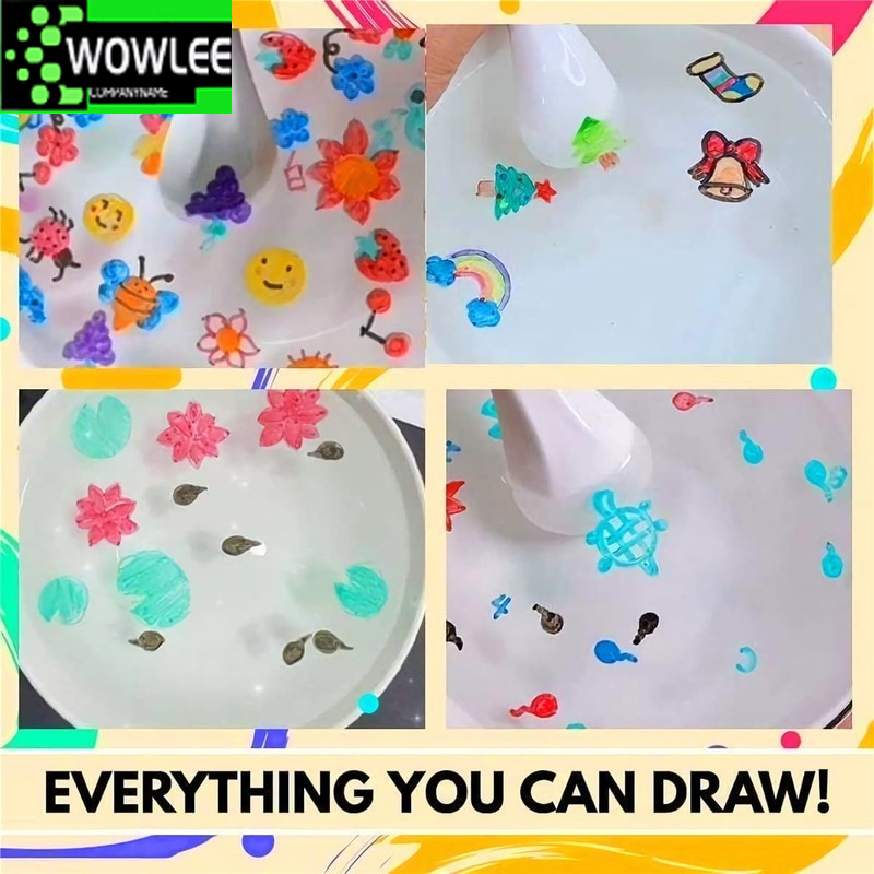 Magical Water Painting Pen Easy-to-wipe Dry Erase Whiteboard Pen Magic Water Drawing Pen Interesting Kids Toys Child Best Gift