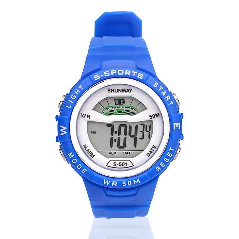 2022 Electronic Watch For Children Colorful  Luminous Dial Life Waterproof Multi-function Outdoor Sport Watch For Boys And Girls