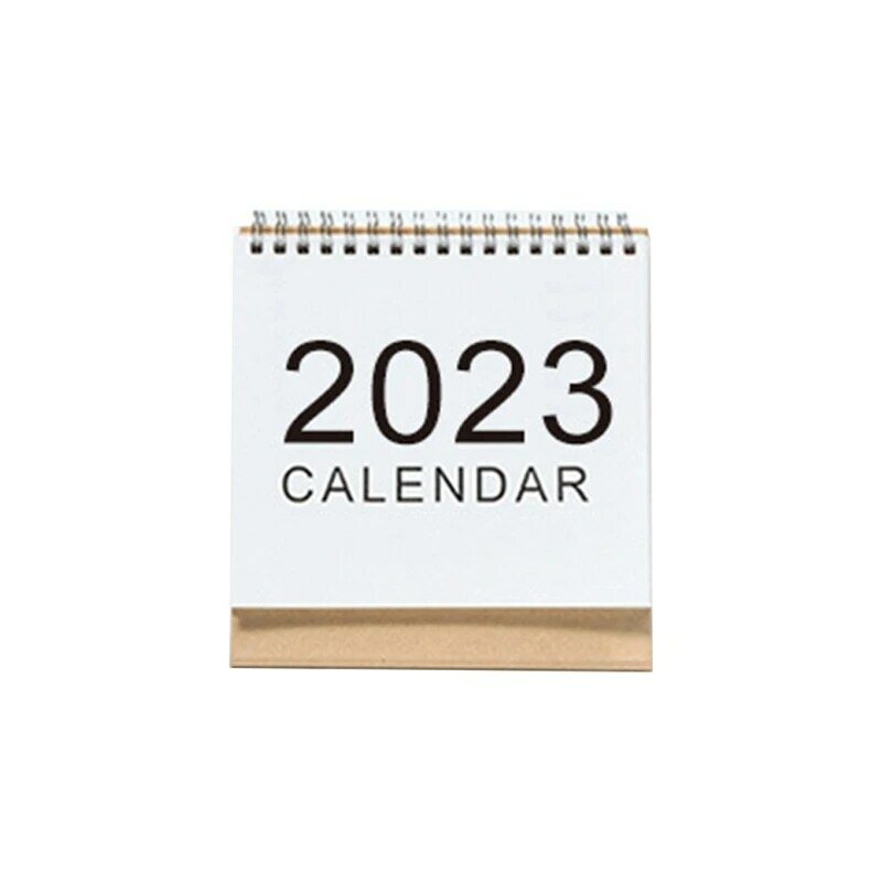 2023 nette Kreative Mini Schreibtisch Kalender Dekoration Schreibwaren Schule Schreibtisch Kalender D5QC