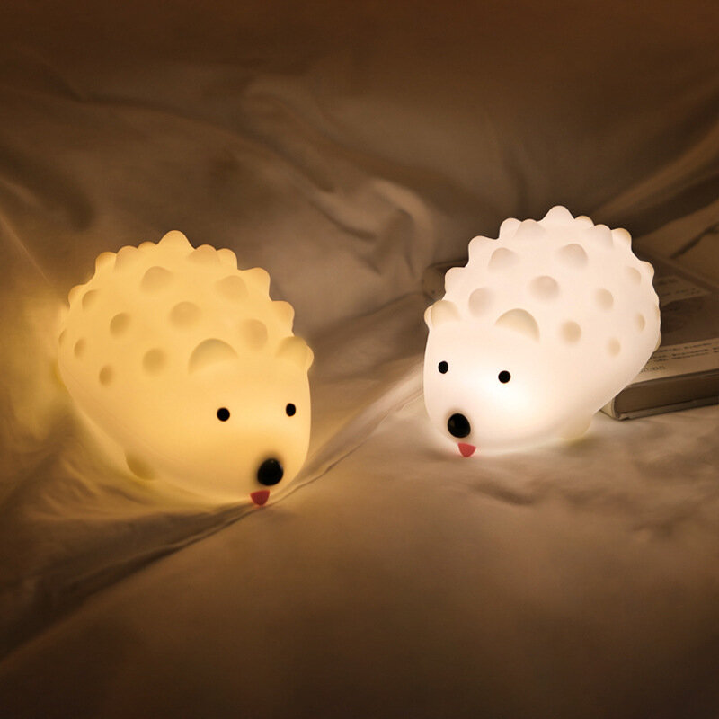 子供の寝室の装飾のためのLEDナイトライト,柔らかいシリコンUSB充電式LEDランプ,クリスマスプレゼント