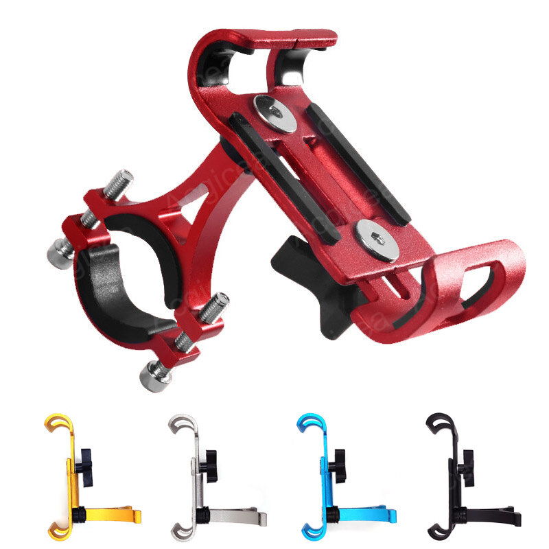 Universal Bike Motorcycle Phone Holder Support For iPhone Xiaomi etc. All Smartphone Metal Material Bicycle Phone Stand GPS Clip