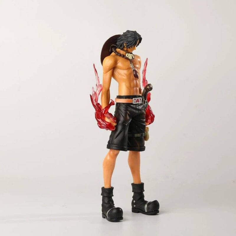 26cm figuras de ação uma peça portgas d ace batalha fogo brinquedos japão anime estatuetas colecionáveis pvc modelo brinquedo para criança estatueta