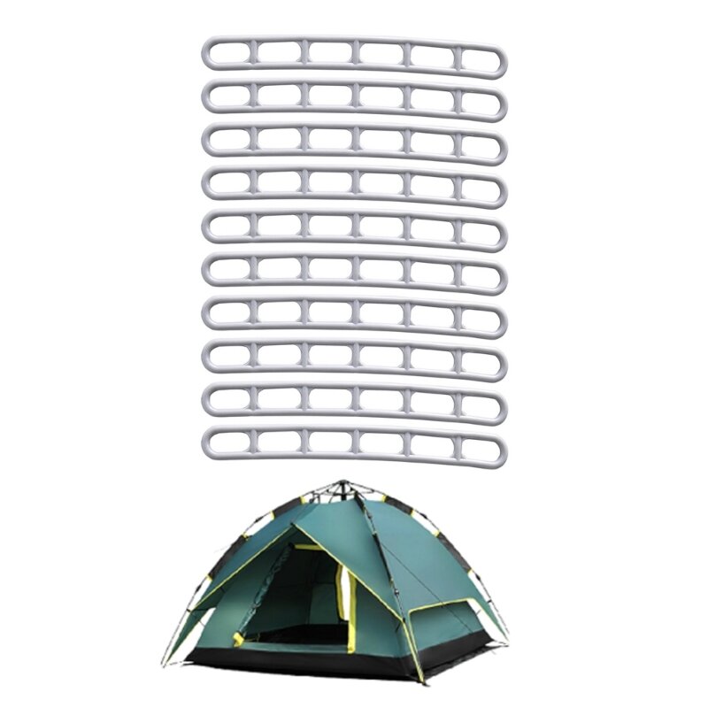 Barraca de lona com alça de escada de borracha 220 mm para trailers de camping 10 unidades/conjunto