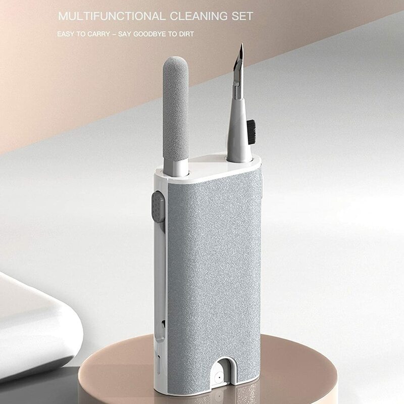 Q6 3 في 1 طقم نظافة متعددة الوظائف سماعات قلم تنظيف جهاز إزالة الغبار فرشاة بلوتوث متوافق سماعات الهاتف المحمول