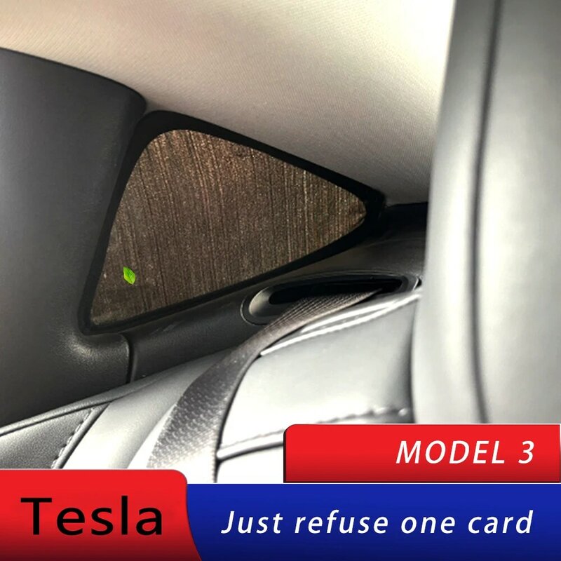 Tesla Model3 용 2/PCS 후면 차양 뒷좌석 열 절연 모델 3 전면 후면 썬 루프 윈드 실드 그늘 네트 액세서리