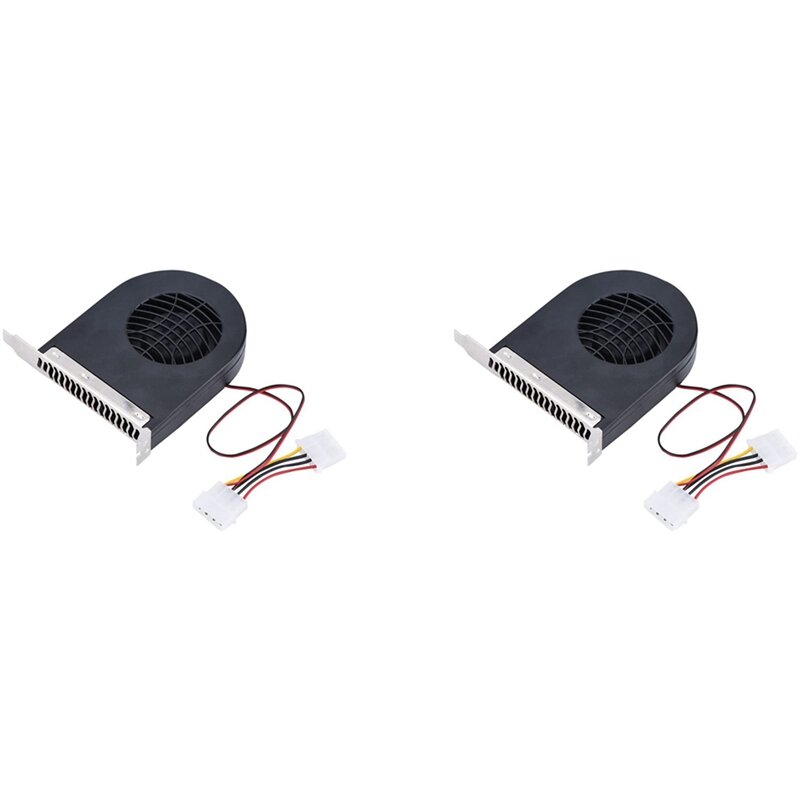 2x Mini Systeem Pci Slot Blower Cpu Case Dc Koelventilator Nieuwe Koelventilatoren Pci Voor Computer