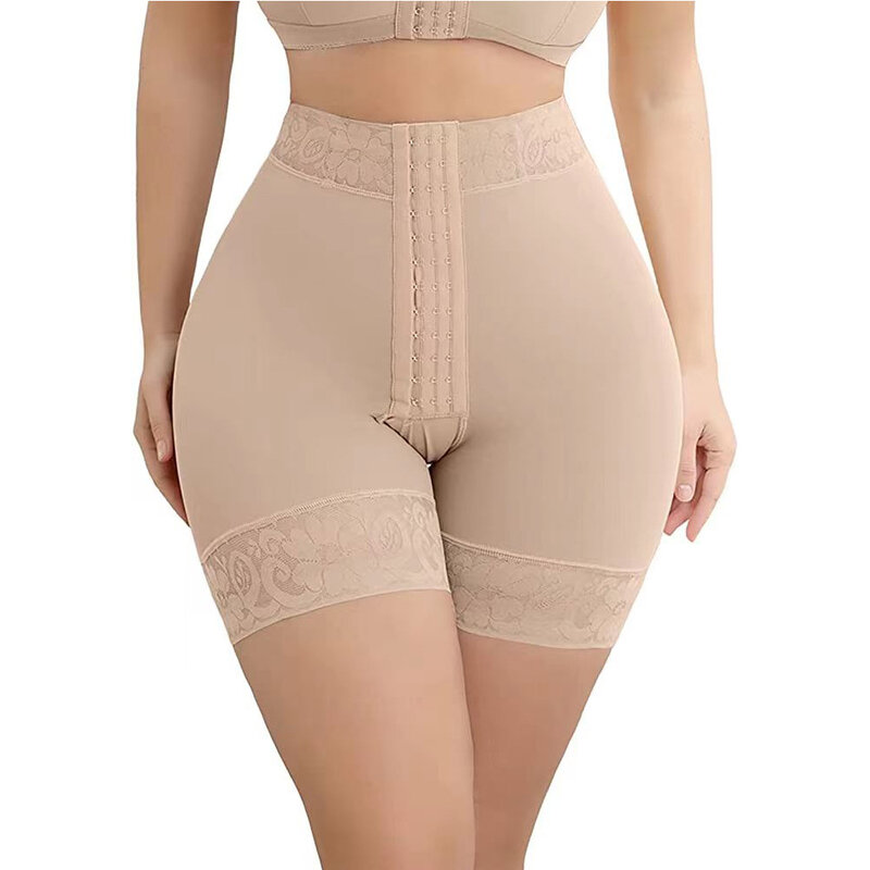 Koronkowe zaciskające brzuch pośladki podnoszące modelujące spodnie modelujące gorset Fajas damskie gorset Waist Trainer modelujące sylwetki damskie legginsy