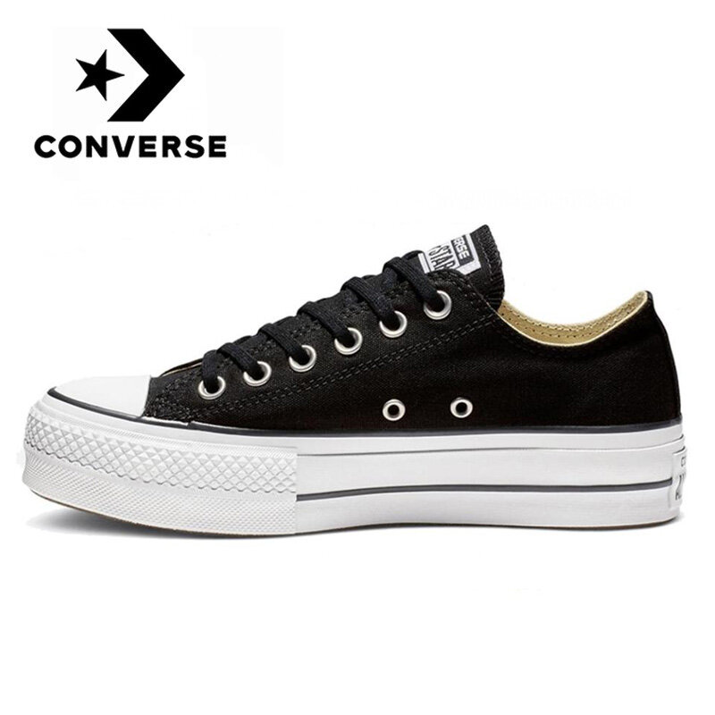  Authentic Converse ALL STAR Men and Women Skateboarding Shoes Classic White Casual Sneakers Anti-slip Durable 101000