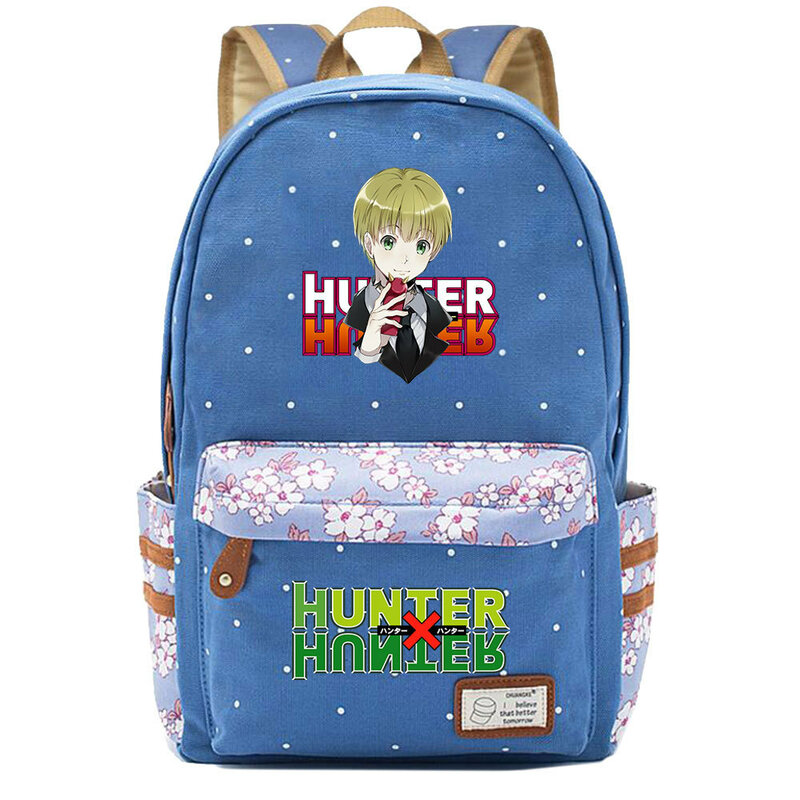 Anime Hunter x Hunter zaino adolescenti Computer School Bag Outdoor Laptop Travel Boys Girls Cartoon borse in stile coreano per bambini