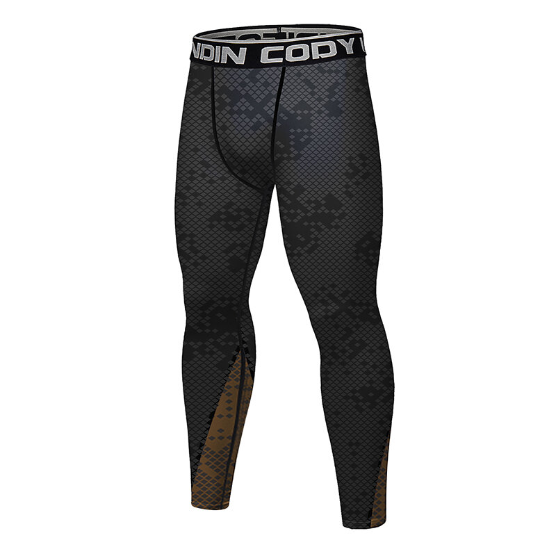 Cody Lundin สูงยืดหยุ่นกางเกงกางเกงขายาวผู้ชาย Breathable Quick แห้ง Mens Gym Pantalones การออกกำลังกายกลางแจ้งกีฬากางเ...