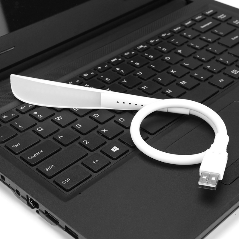 Laptop Portabel Mini Lampu LED USB Sensor Sentuh Lampu Meja Dapat Diredupkan untuk Bank Daya Laptop PC Berkemah Lampu Malam