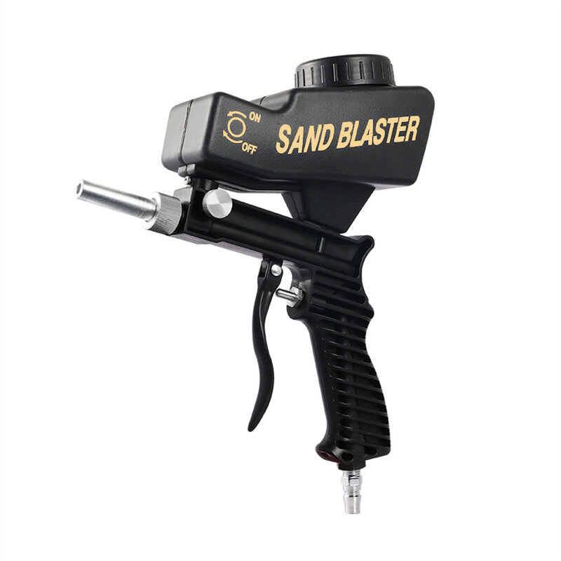 Gravity pistolet do piaskowania 600ml regulowana niezależna powłoka z filtrem o dużej pojemności narzędzia do piaskowania maszyna do piaskowania