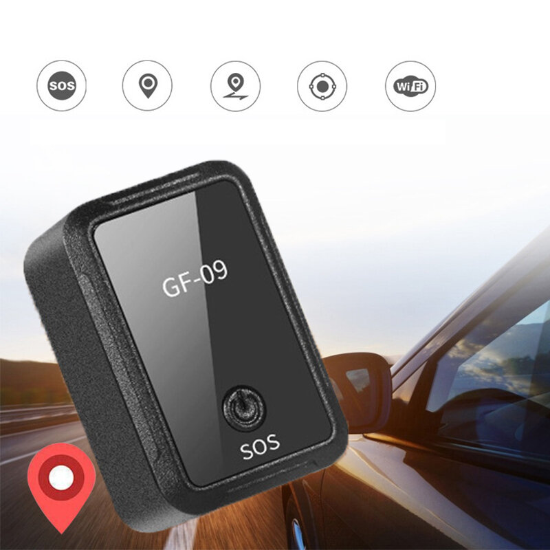 Gf 09 Magnetische Mini Auto Tracker Gps Real Time Tracking Locator Apparaat Magnetische Gps Tracker Real-Time Voertuig Locator