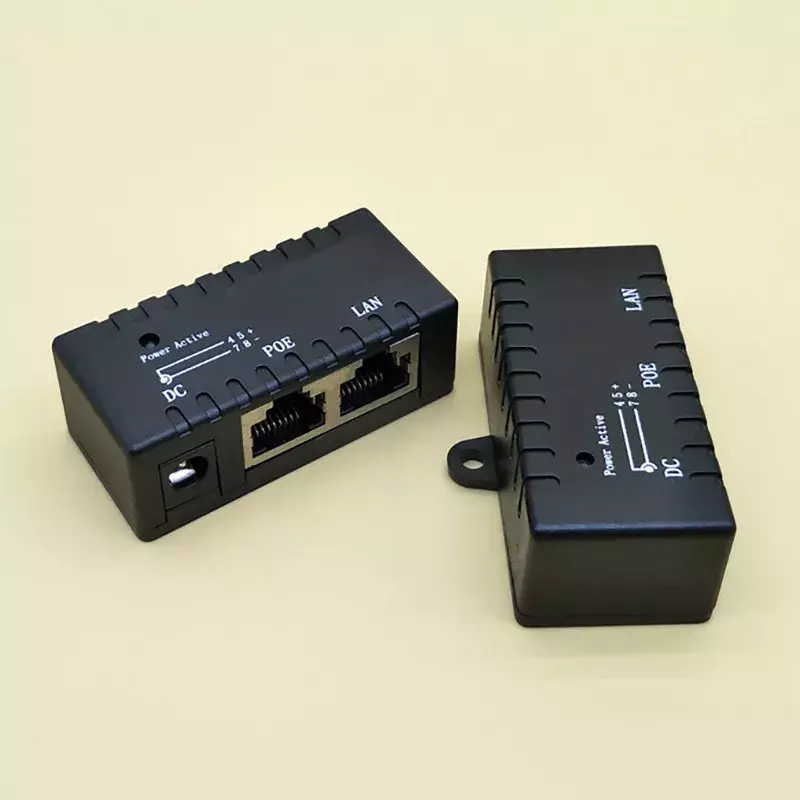 Gorąca sprzedaż Gigabit Power Over Ethernet pasywny wtryskiwacz PoE Splitter dla kamera IP CCTV