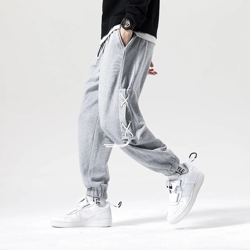 Pantalon de jogging pour hommes avec cordon de serrage, survêtement en coton confortable et décontracté, grande taille, 8xl, nouvelle collection printemps 2022