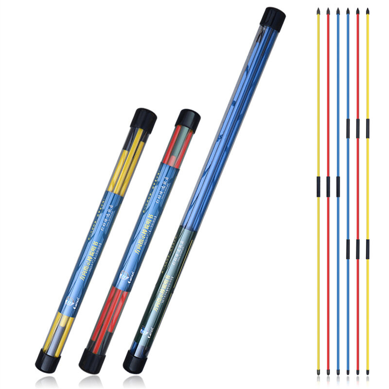 Portátil Fiberglass Golf Alinhamento Stick, Ajuste Gesto, Dobrável Direção Indicador Rod, Outdoor Practice Tools