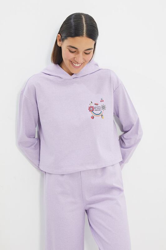 Trendyol Printed 2 Yarn Knitted Pajamas Set THMAW22PT0397