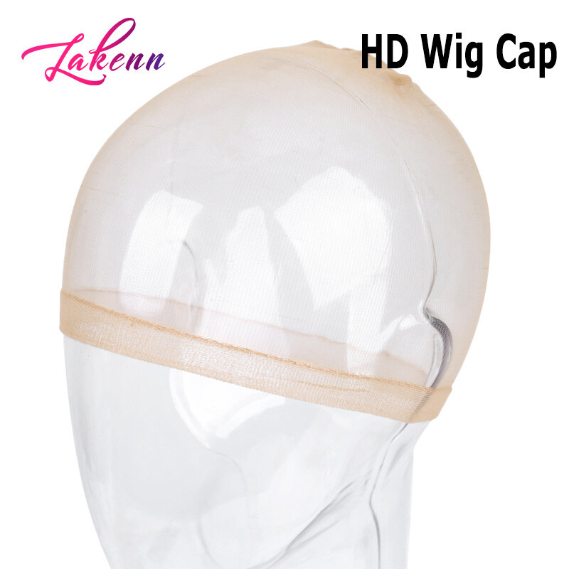 Nowy HD czapka z peruką niewidoczne HD Stocking Cap Sheer czapka z peruką cienka siatka Cap HD czapka z peruką dla koronkowa peruka na przód akcesoria dla kobiet dziewczyn