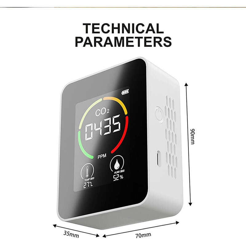 Co2-多機能デジタル温度計,高品質の多機能ミキサーおよびガス漏れ検知器