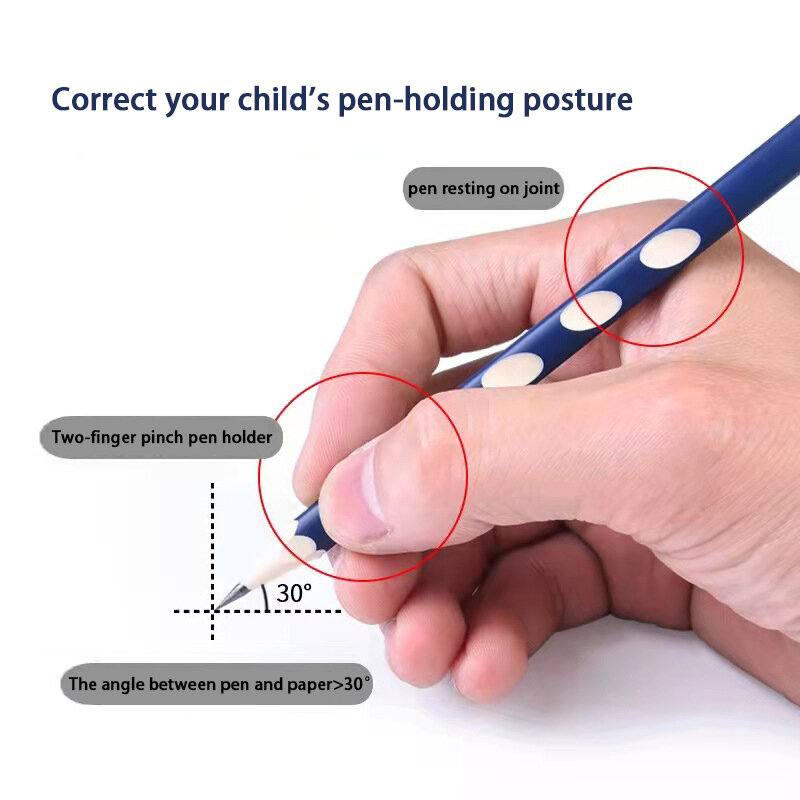 6 teile/satz Korrektur Haltung Bleistift Schreibwaren Einfach Zu Griff für Kinder Lernen, Schriftlich Kunst Skizze Malerei Werkzeuge Kind der geschenk
