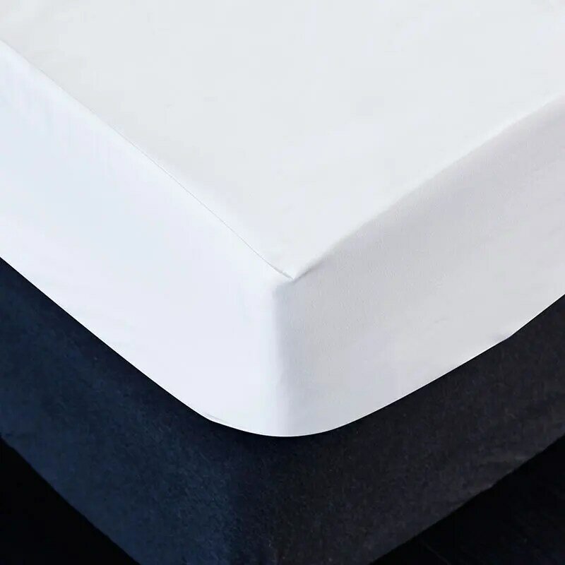Polyester Terry Waterproof Mattress Pad Cover Anti Mites Proof Bed Sheet Mattress Protector For Bed Mattress Topper Breathable