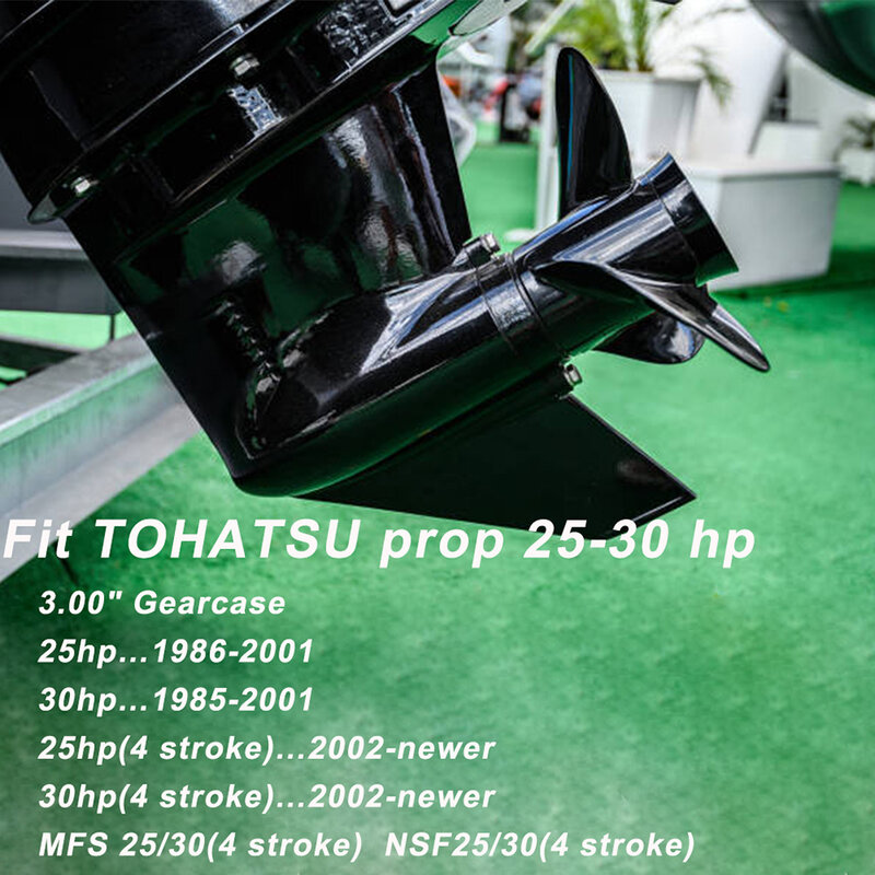 보트맨 보트 프로펠러 10.25x11 Tohatsu 선외기 25HP 30HP MFS25 MS30 NSF25 NSF30 10 스플라인 알루미늄 TA10-2500-011