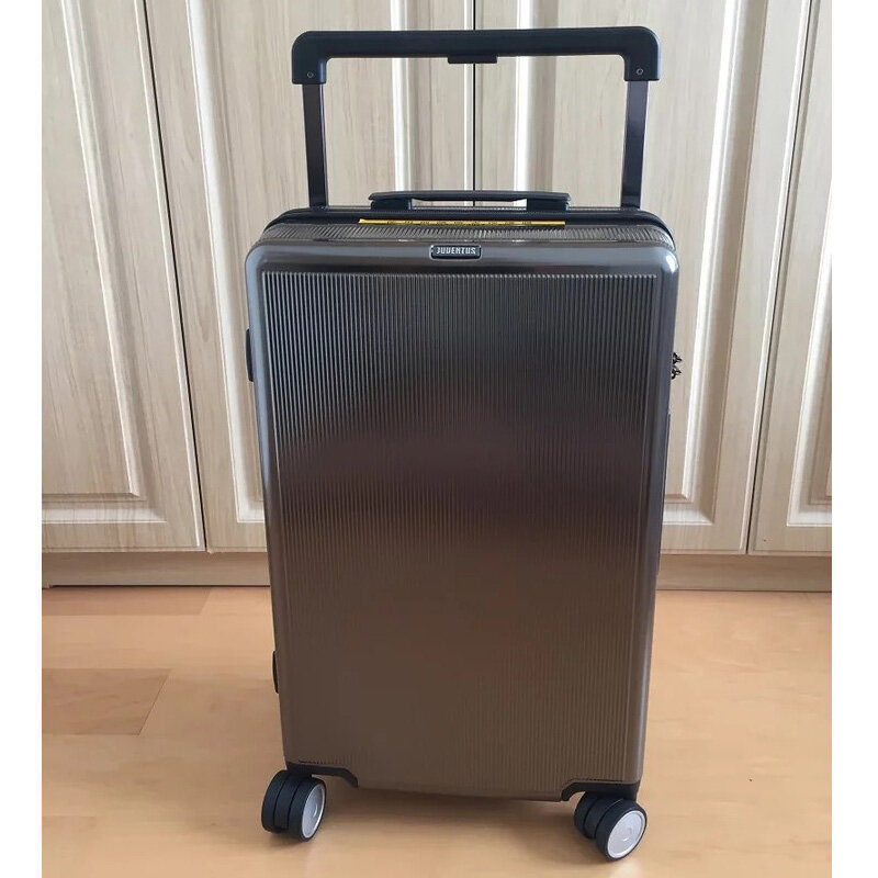 Valise de voyage pour hommes et femmes, 20/24 pouces, valise à roulettes, avec grand levier, exquise, exportation à l'étranger