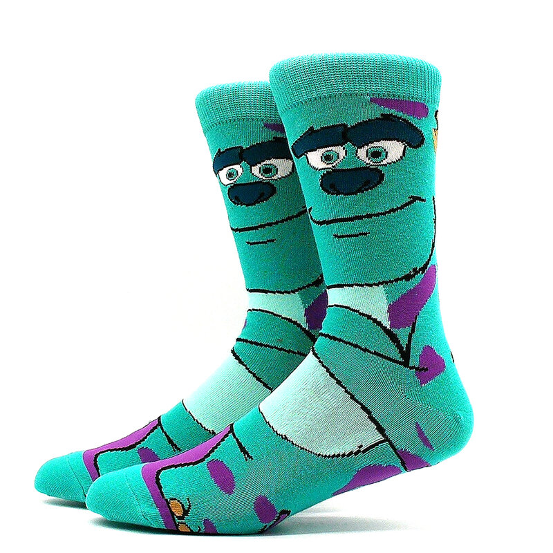 Calcetines divertidos de dibujos animados para hombre y mujer, calcetín Unisex con estampado de Los Simpsons, Hip Hop, Skateboard cómodo